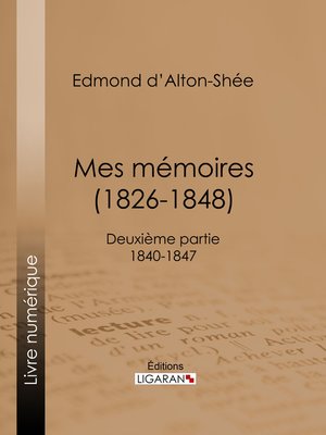 cover image of Mes Mémoires (1826-1848)